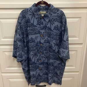 Kahala men’s silk shirt XXL, like new